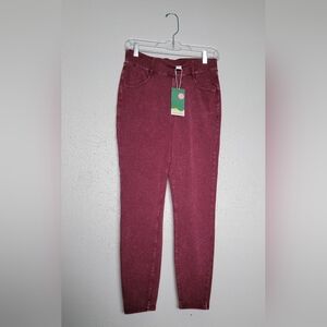 NWT Halara Play It My Way Burgundy Jegging Leggings